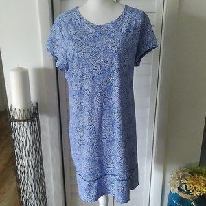 Land's End Nylon Summer short sleeve Dress. Sz. XL